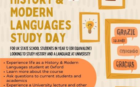 Poster for History & Modern Languages Study Day