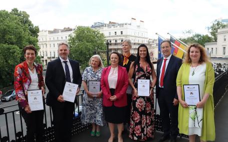 Recipients of the ‘German-British Friendship Award – Network Champion for Germanʼ 