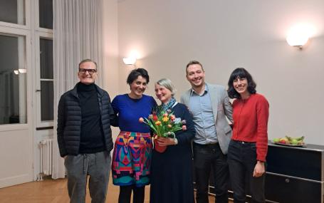 Photo of Almut Suerbaum and MML Colleagues