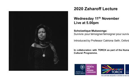 2020 Zaharoff Lecture Scholastique Mukasonga