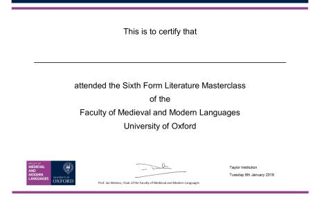 Masterclass Certificate 2019 002