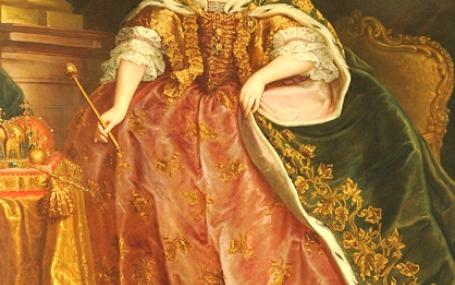 Maria Teresa As Grand Master Of St Stephens Orden By Martin Van Meytens