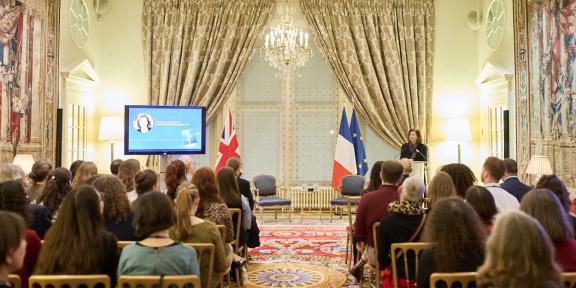 Picture of the Goncourt ceremony in progress