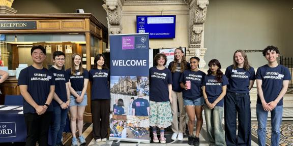 MML Ambassadors at the Faculty Open Day in May 2024