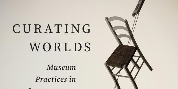 Book cover of Emma Bond's Curating Worlds