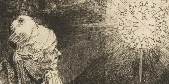 A Scholar In His Study Header