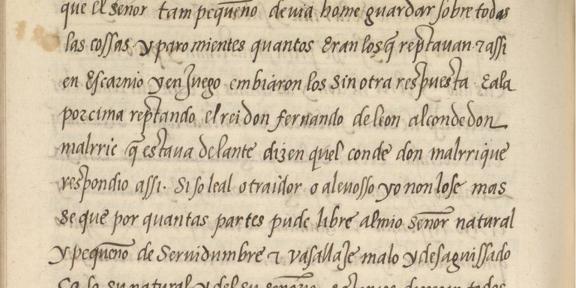 Spanish Manuscript Header