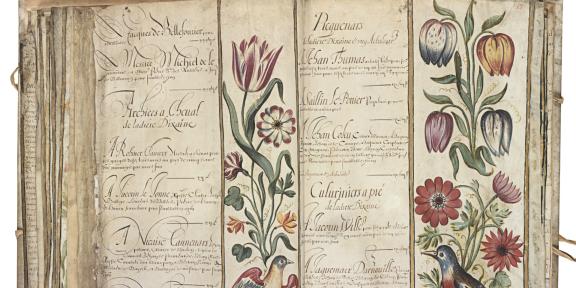 Spanish Manuscript Header
