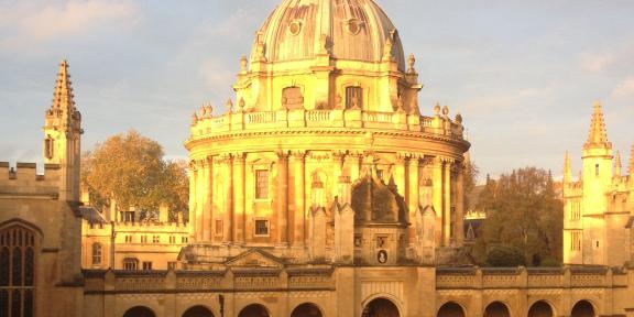 Winter Light On The Radcliffe Camera Cropped
