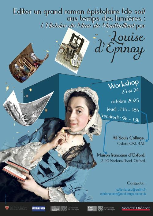 poster of event on Louise d'Epinay