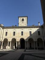Italian college courtyard