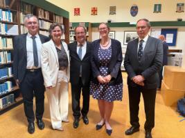 Photo of Francois Hollande at The Maison Francaise