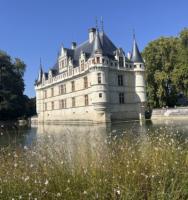 Azay-le-Rideau castle in September