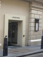 Stage door