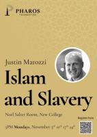 Poster of Justin Marozzi Lecture series