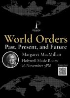 Poster for Margaret MacMillan Lecture_ Christmas Pharos Foundation