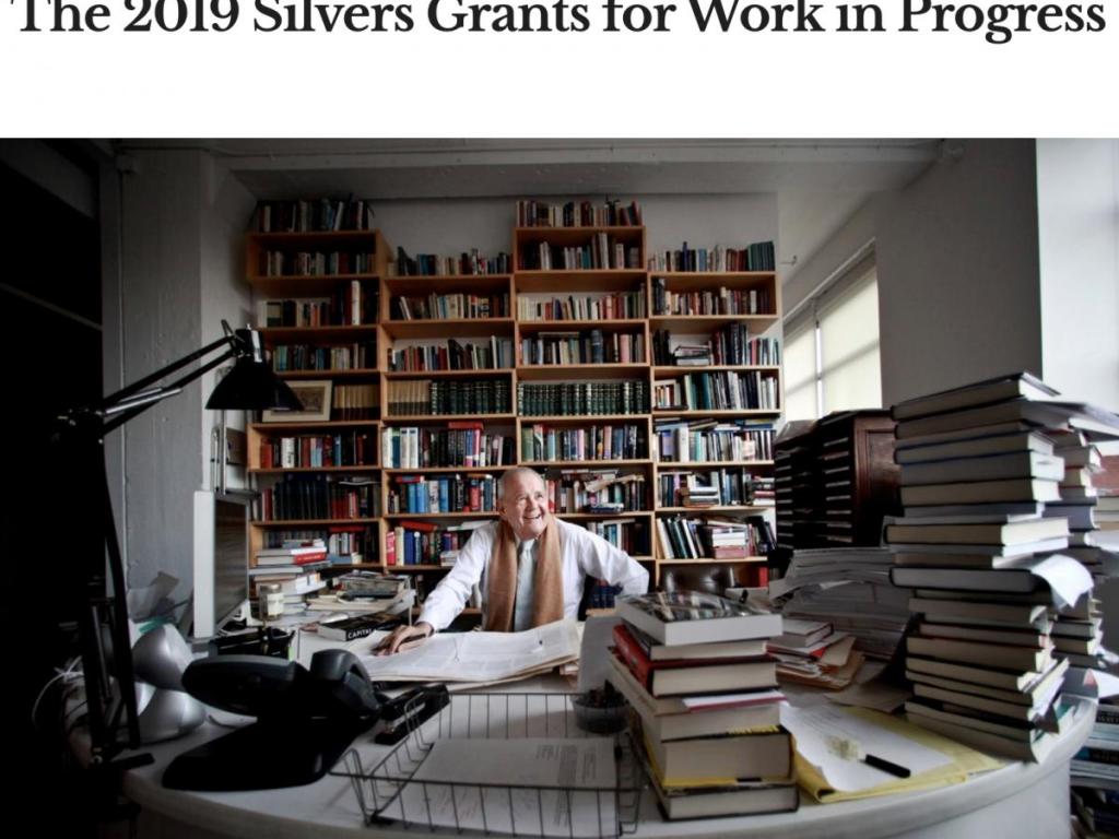 Visual Robert B Silvers Grant. December 2019 Laureate Eve Morisi