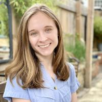 picture of white woman with curly hair