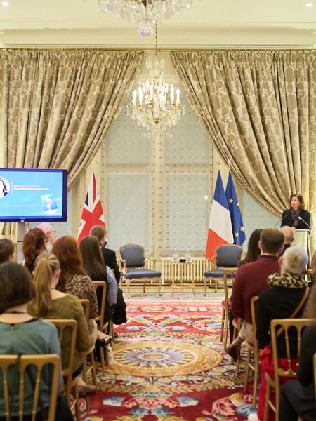 Picture of the Goncourt ceremony in progress