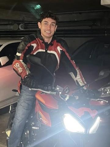 Man on motorbike
