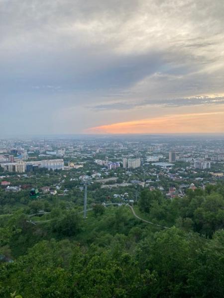 Sunset Over Almaty