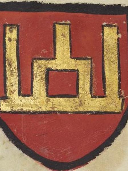 Gedimino Bokstai. Columns Of Gediminas. 1416