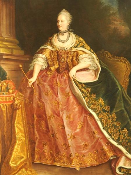 Maria Teresa As Grand Master Of St Stephens Orden By Martin Van Meytens