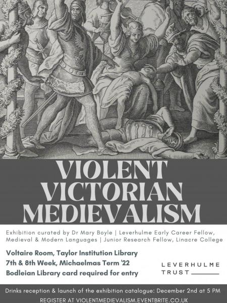 Poster Image Violent Victorian Medievalism 4 Mary Boyle