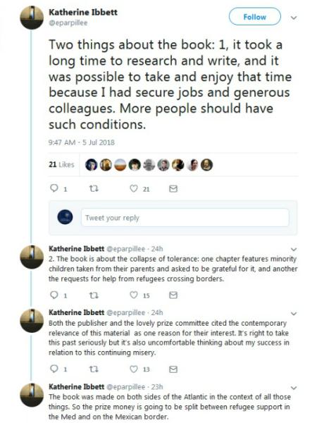 Katherine Ibbett Twitter