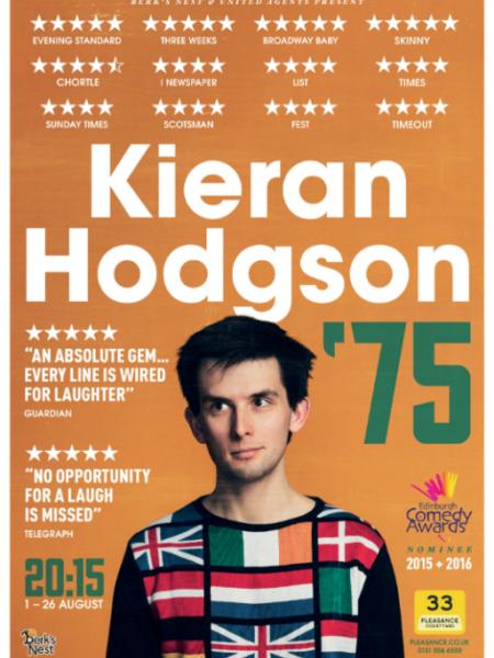 Kieran Hodgson 75 Poster Fringe 2018