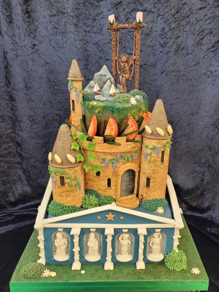 Whole Cake With Black Backdrop Cropped