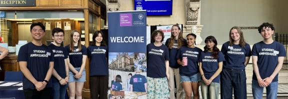 MML Ambassadors at the Faculty Open Day in May 2024