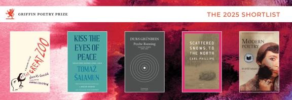 Book Covers for the Griffin Prize Shortlist