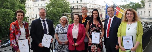 Recipients of the ‘German-British Friendship Award – Network Champion for Germanʼ 