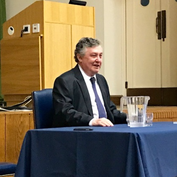 Ambassador at book launch