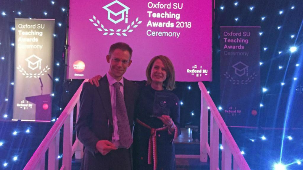 Peter Thonemann And Carolin Duttlinger At The Su Awards Ceremony