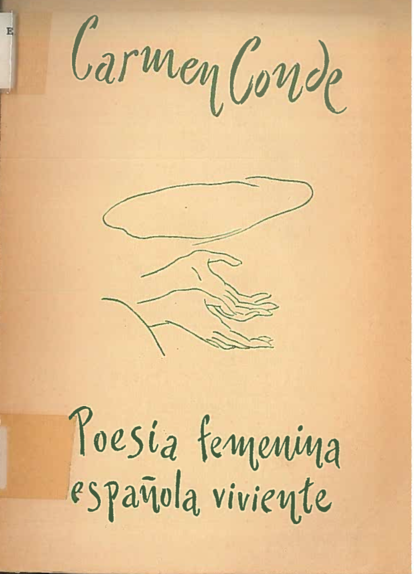 Image of Carmen Conde's 'Poesía femenina española viviente'