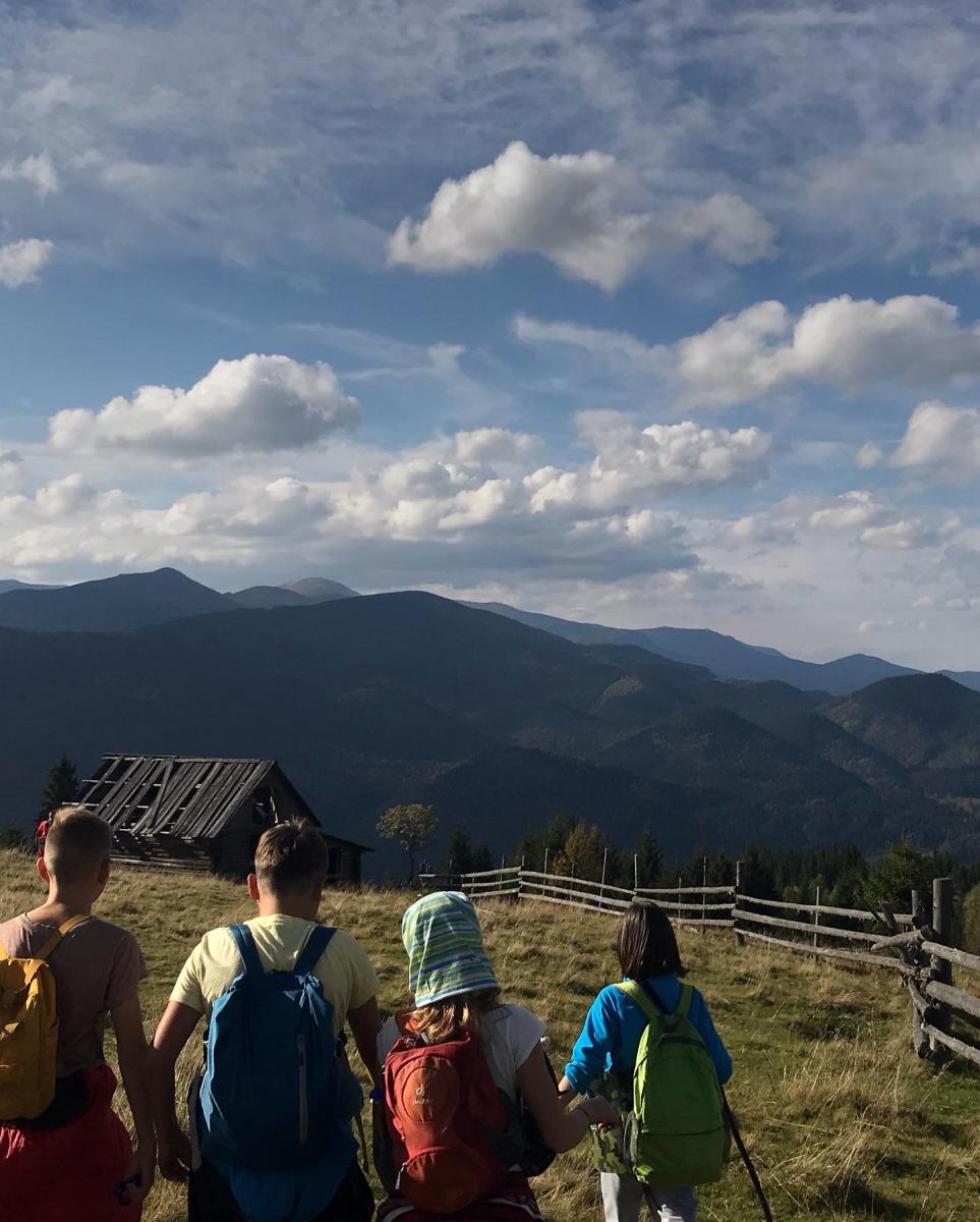 A school hiking trip to the Carpathian mountains (October 2020)