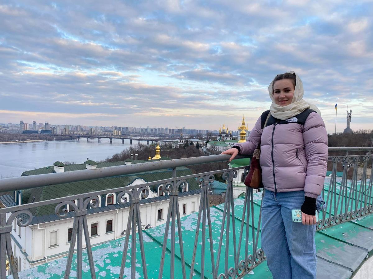Lauren at Kyiv-Pechersk Lavra monastery